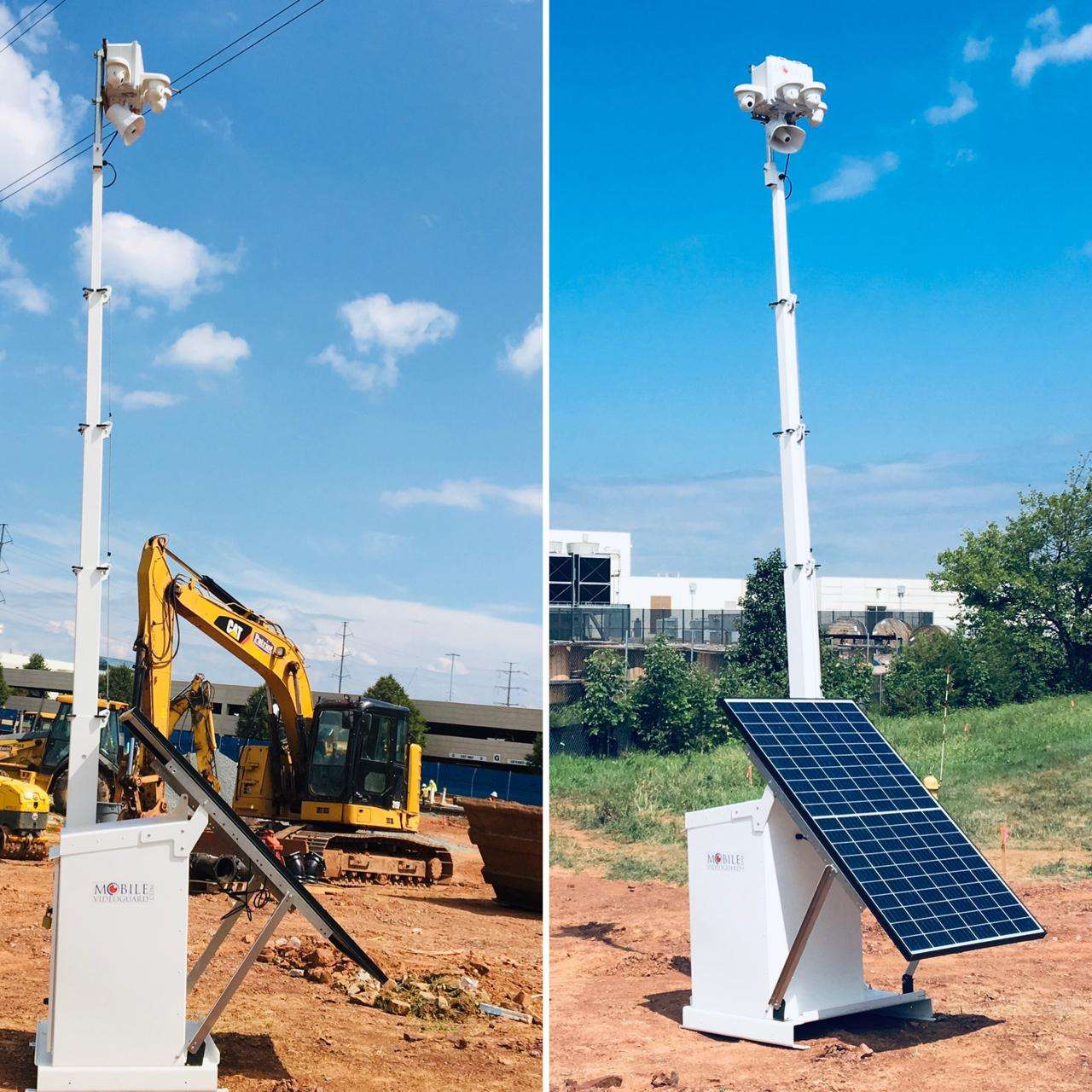 mobile video Guards Solar-Powered Security Cameras 